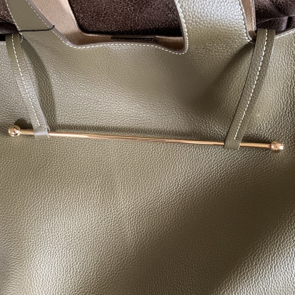 Strathberry Melody Fine Grain Leather Tote - Picture 11 of 16